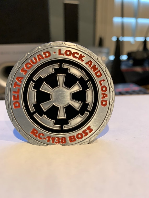Republic Commando BOSS Challenge Coin:delta Squad - Star Wars