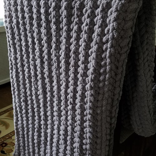 Super Chunky Throw Blanket | Crochet | Cable Knit | Adult | Housewarming Gift store | Mother's Day Gift | Graduation Gift | Home Décor | Neutral