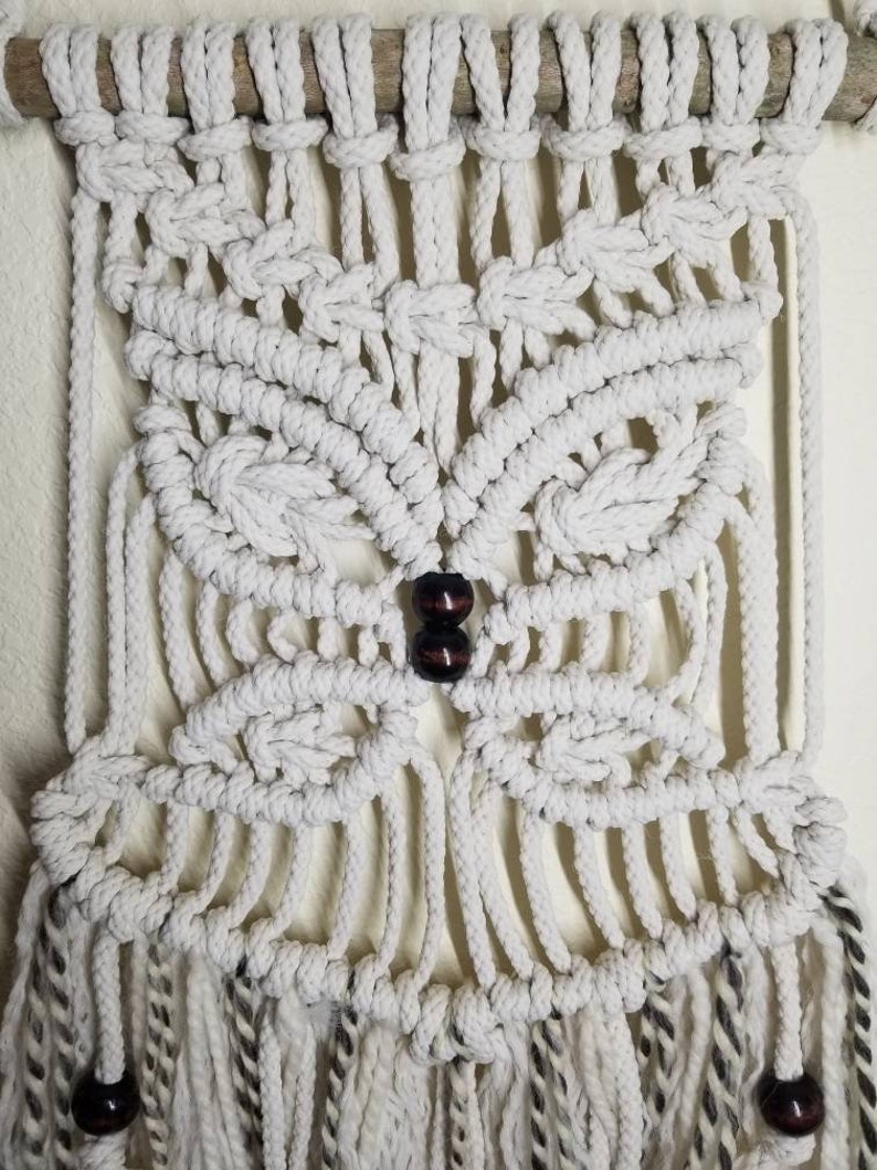 Butterfly Macrame Wall Hanging 2 patterns available Etsy