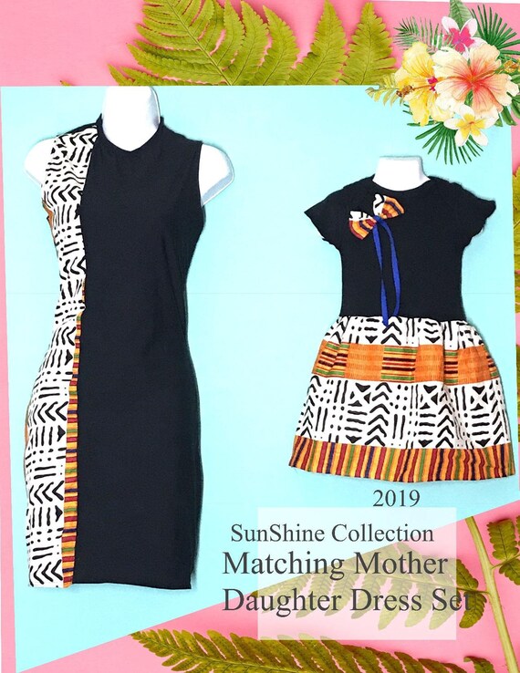 african mom and daughter outfits