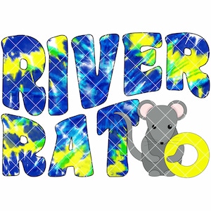River Rat, Tubing, Float Trip, Sublimation Design, INSTANT DOWNLOAD