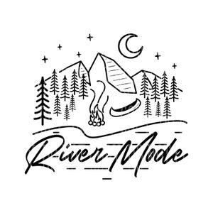River Mode SVG: Summer Vacation Cut File (Digital Download)