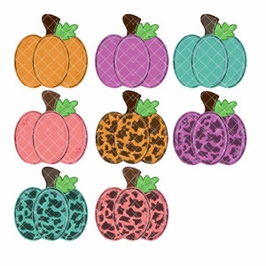 Doodle Kürbis Clip Art Bundle, Kuh Druck Kürbisse, hochwertiger PNG INSTANT DOWNLOAD