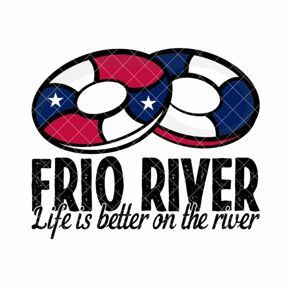 Frio River Tubing PNG: Texas Float Trip Sublimation Design