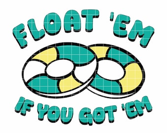 Flotador de río PNG: Diseño de sublimación (descarga instantánea)