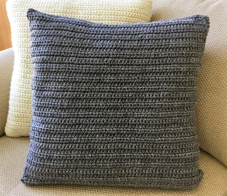 Crochet PATTERN Pillow Cover Farmhouse Decor. Fast Easy Etsy