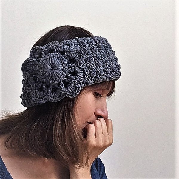 Crochet PATTERN PDF Headband Ear Warmer.  Fast, easy crochet to make and sell! Great last minute gifts!
