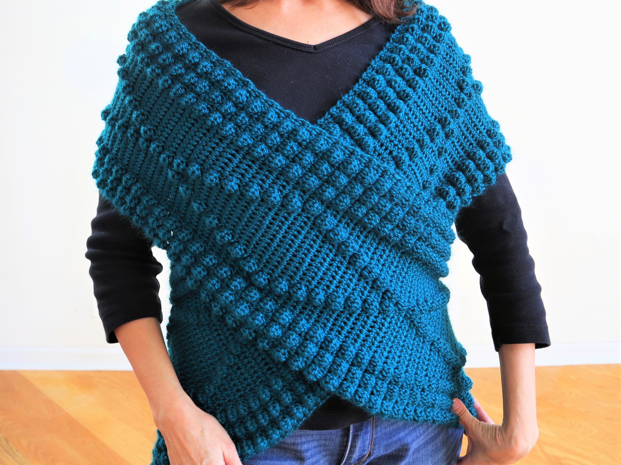 Bobble Stitch Scarf, Bobble Stitch Shawl