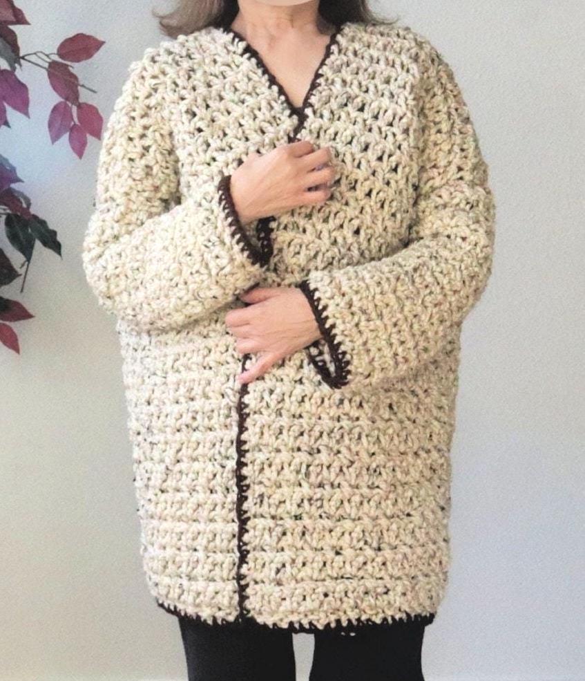 39 Chunky Cardigan Crochet Patterns to Cozy Up Your Wardrobe 15 Crochet Long Chunky Cardigan Pattern. Easy long crochet