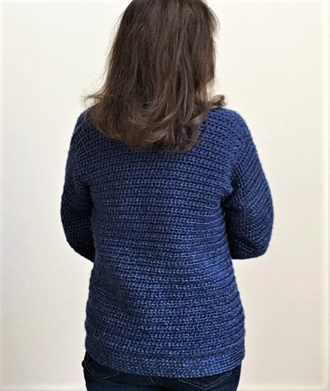 Crochet PATTERN for CLASSIC Crochet CARDIGAN for Women. Uses - Etsy