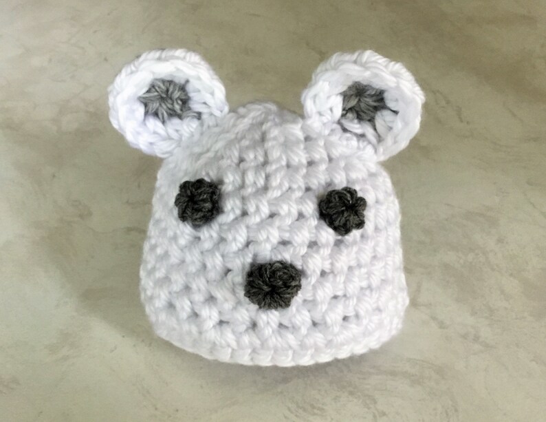Crochet Pattern PDF baby bear hat baby polar bear hat easy Etsy