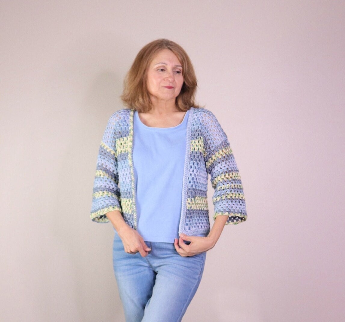 40 Summer Cardigan Crochet Patterns to Keep You Cool and Layered 34 Crochet Summer Cardigan Pattern using a simple crochet