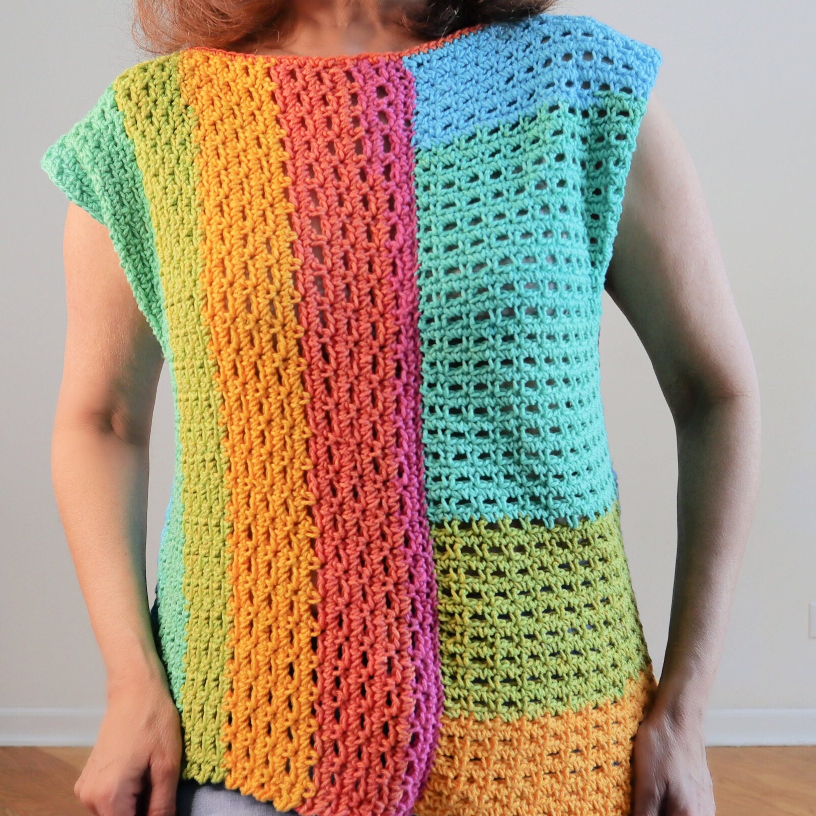 Y様　leinwande Mix Yarn Crochet Top Mix Yarn Crochet Top/Yellow | leinwände | ラインヴァンドの