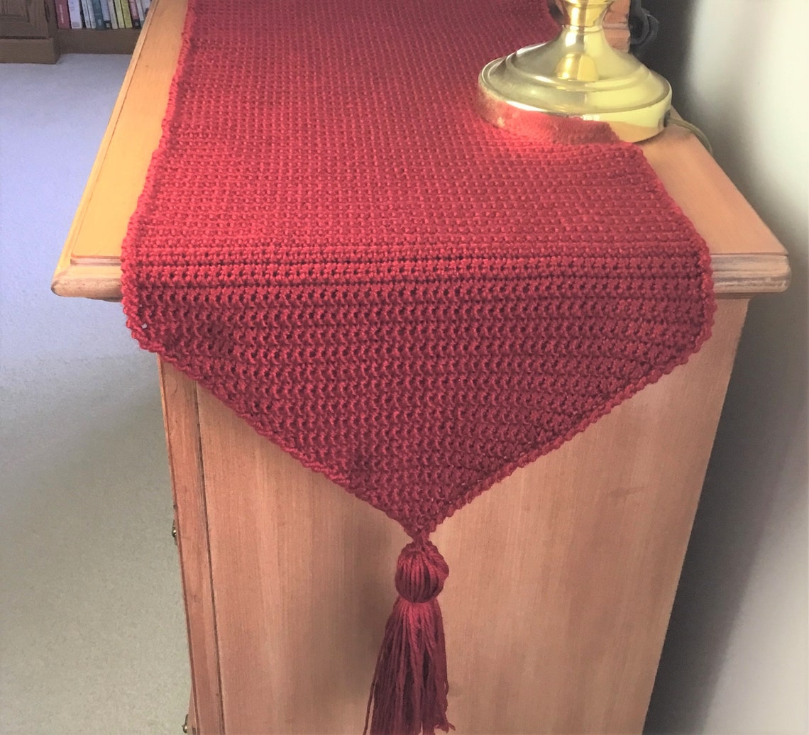 Crochet Table Runner. PATTERN Crochet Home Decor Crochet for Etsy