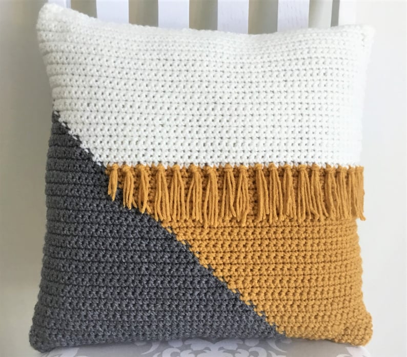 simple crochet pillow cover pattern