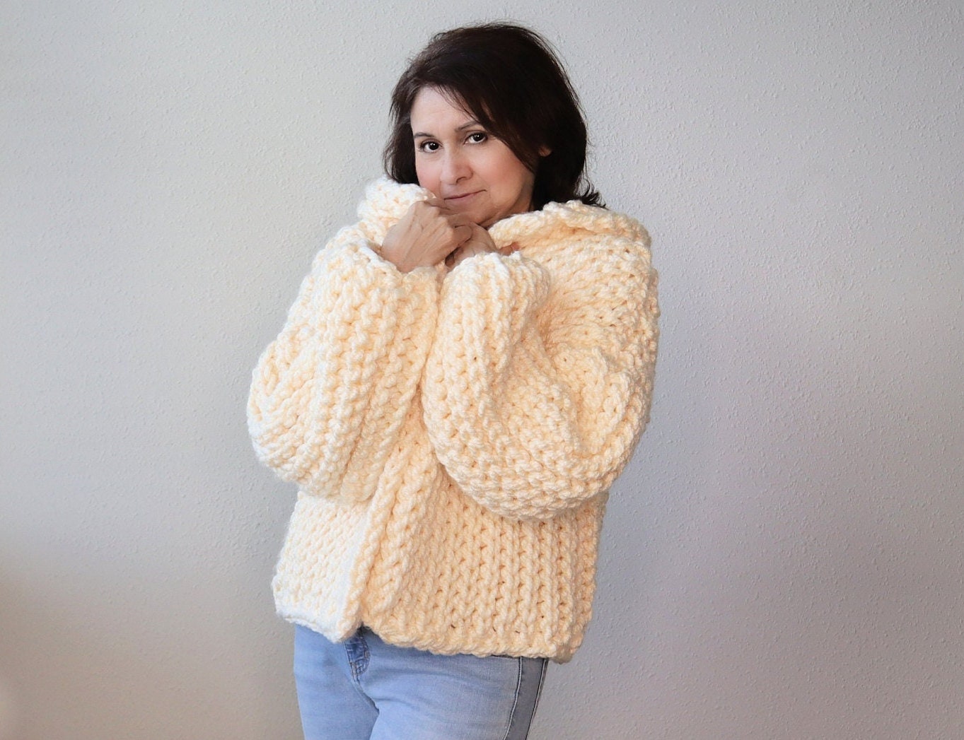 Elan Crochet Zip Up Cardigan – Social Threads