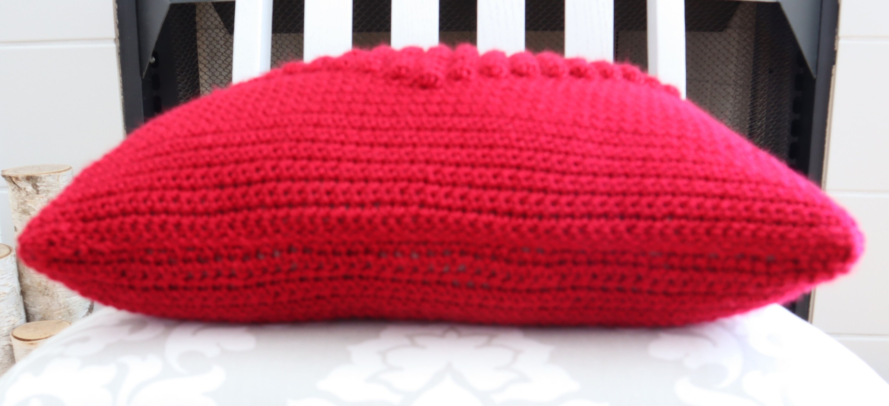 Crochet Heart Pillow Cover PATTERN. Crochet heart cushion Etsy