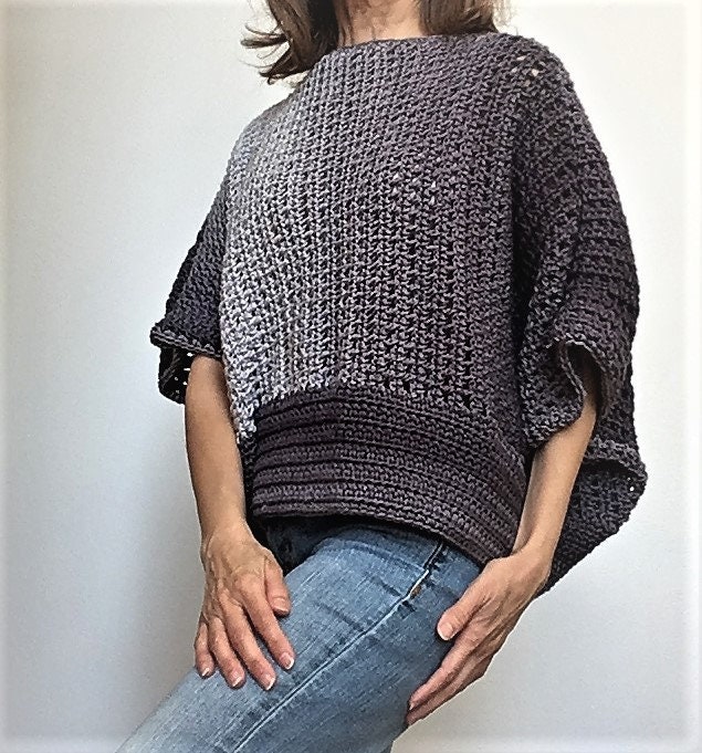 Crochet PATTERN Oversize Cozy Comfortable Sweater. Easy - Etsy
