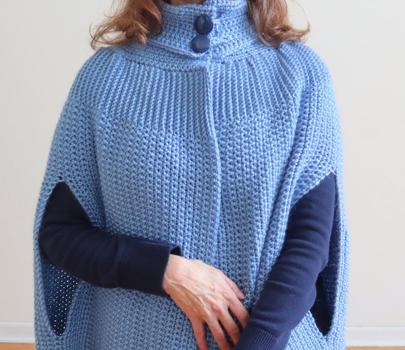 Crochet CAPE Pattern PDF. Beginner Friendly UPDATED Classic - Etsy