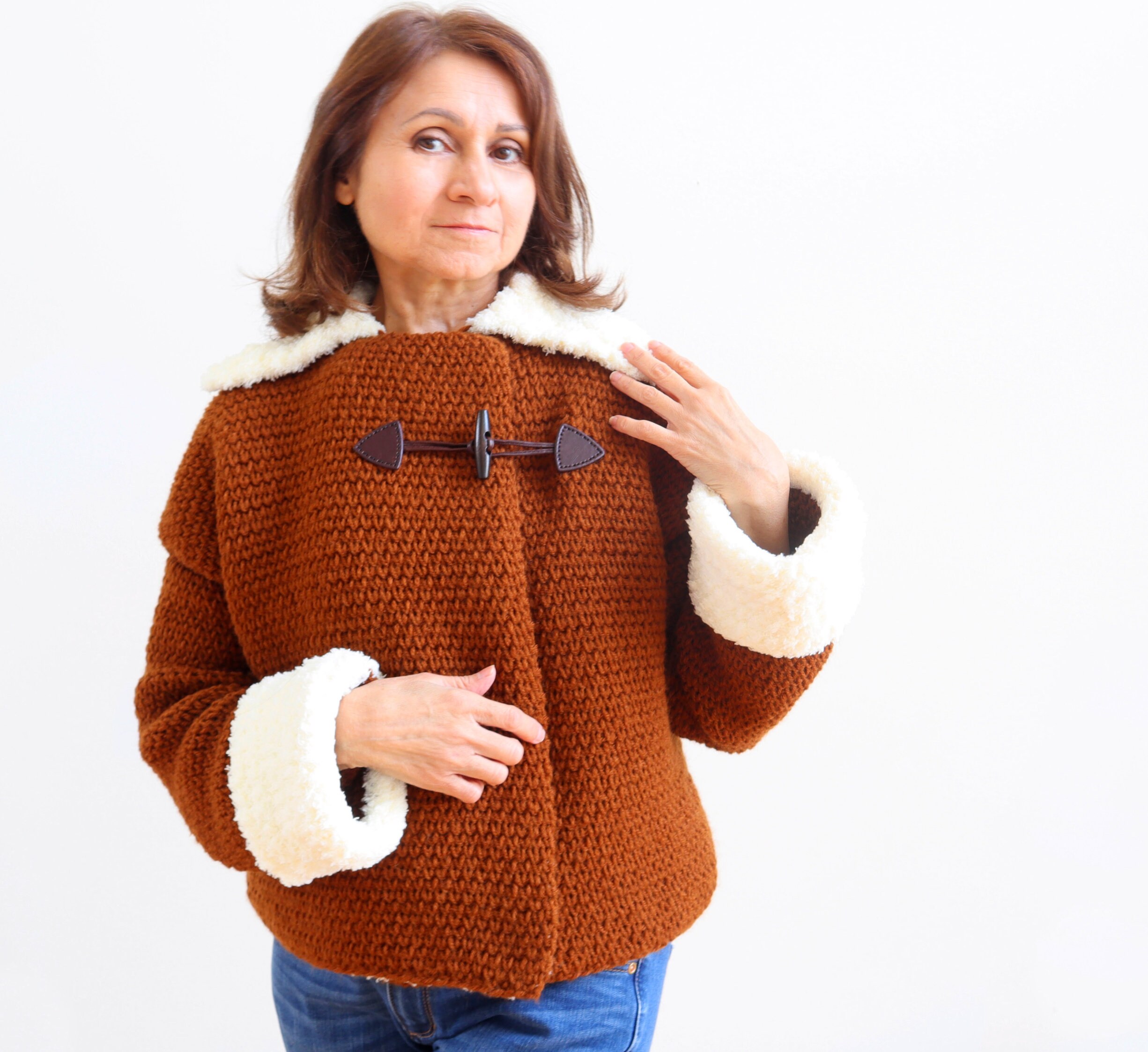 Easy Crochet COAT PATTERN for Women 