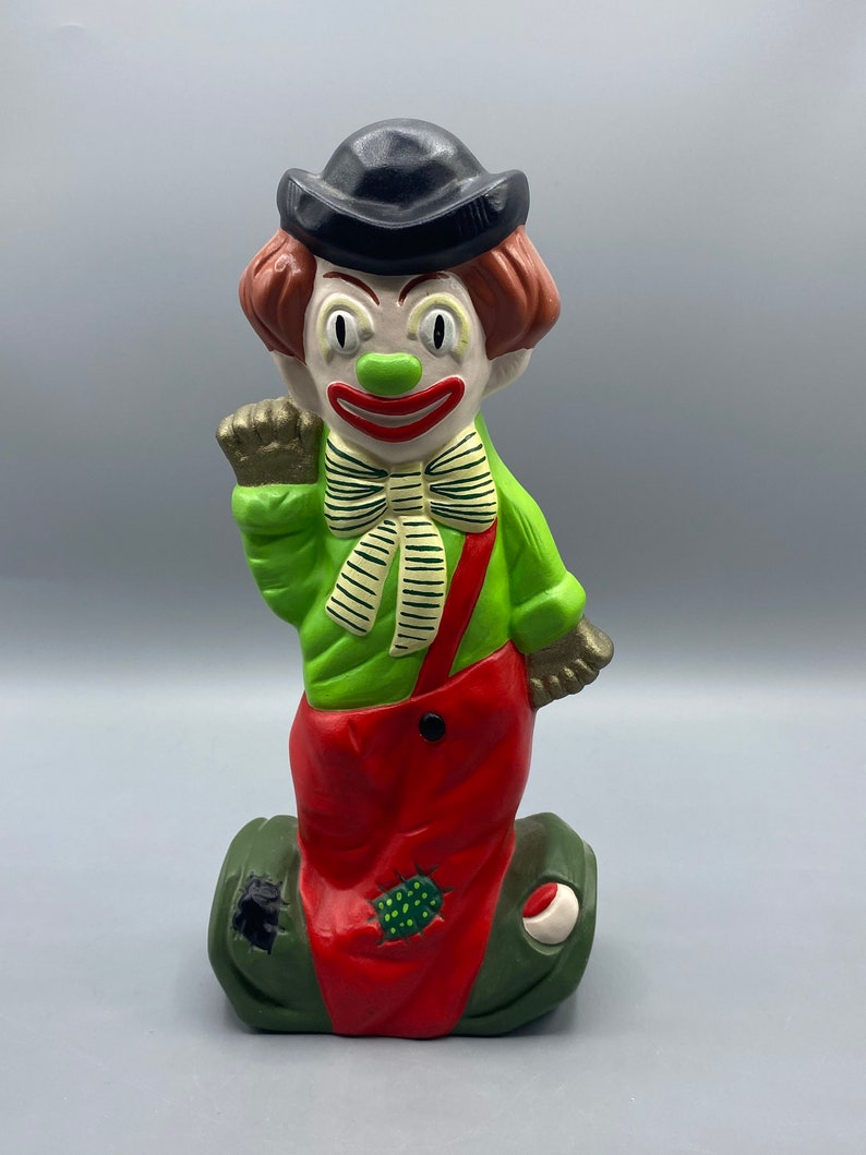 HappySad Face Turn Around Ceramic Clown Two-Face Clown