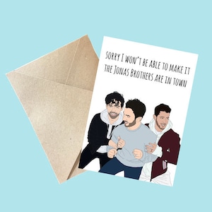 Entschuldigung, dass ich es nicht schaffen werde, The Jonas Brothers Are In Town DIGITAL DOWNLOAD (JOBROS Inspiriert - Happiness Begins)