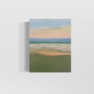 Candy Skies Beach Painting Oil On Canvas