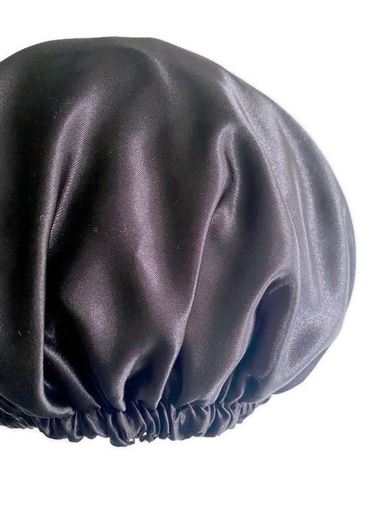 Bonnet de douche pour homme, grand bonnet de douche, cadeau idéal pour les  hommes aux cheveux longs, bonnet de douche imperméable Design noir profond.  -  France