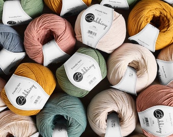 Bobbiny Friendly Yarn, recycled cotton braided yarn