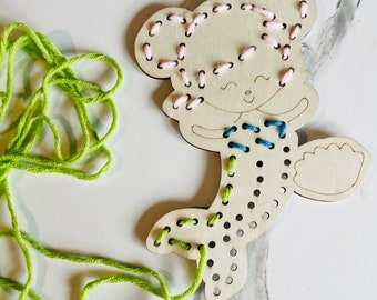 Kids DIY Yarn Craft, DIY Princess and Mermaids, holiday crafts