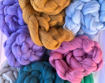Extra Fine Merino Wool, Combed Wool Tops, Wool Roving