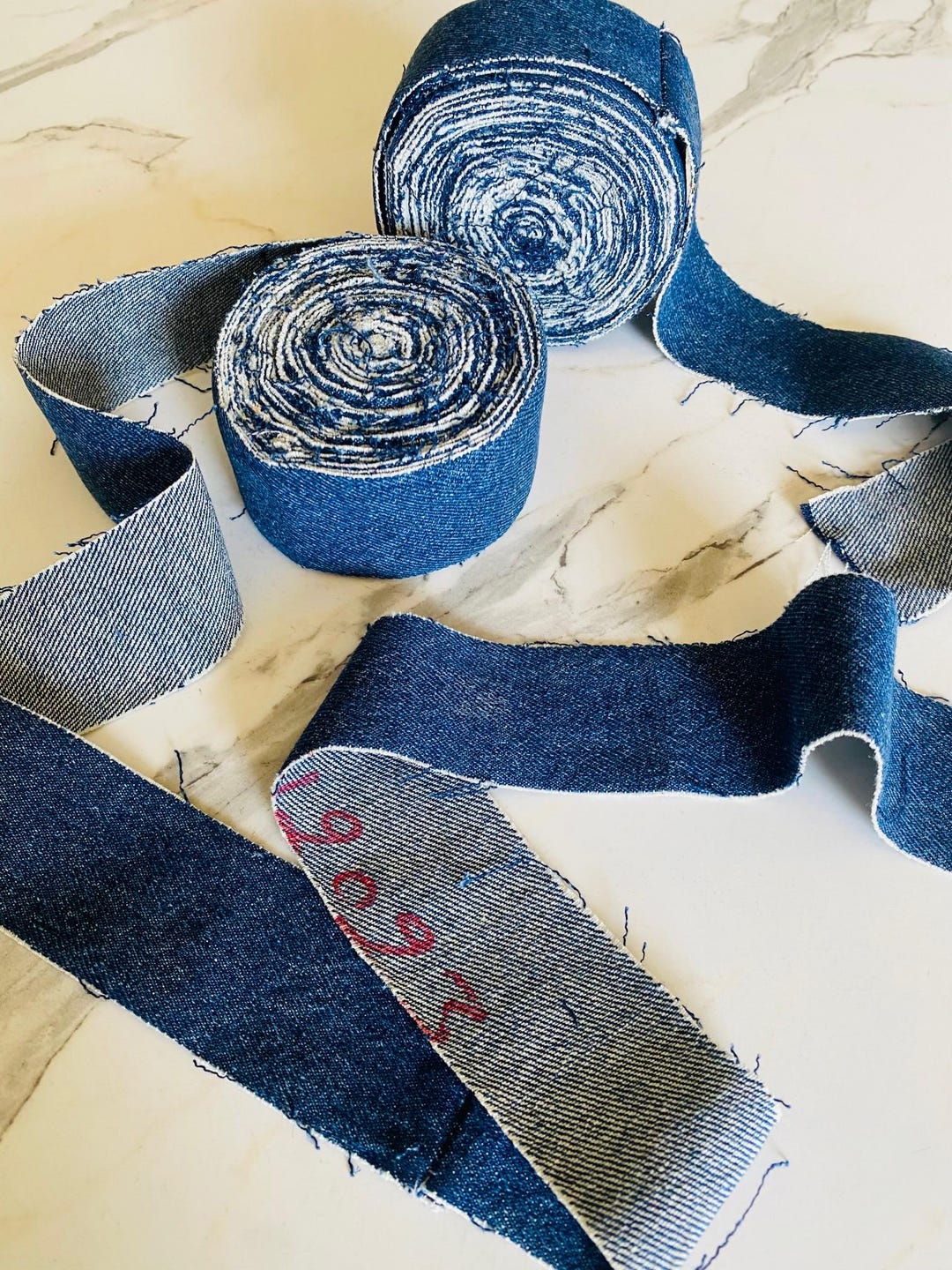 Recycled Denim Ribbon - Etsy