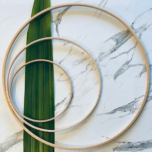 Bamboo Hoop Weaving Looms, Circular Weaving Loom, Circle Frame Loom