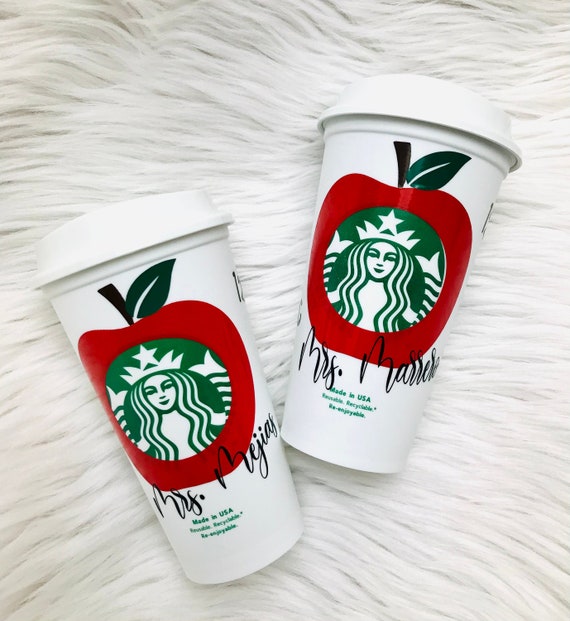 Teacher Gift Starbucks Cup, Hot Drink Tumbler, Teacher Coffee, Birthday  Gift, Reusable Hot Cup, Tumbler Personalized, Personalized Starbucks 