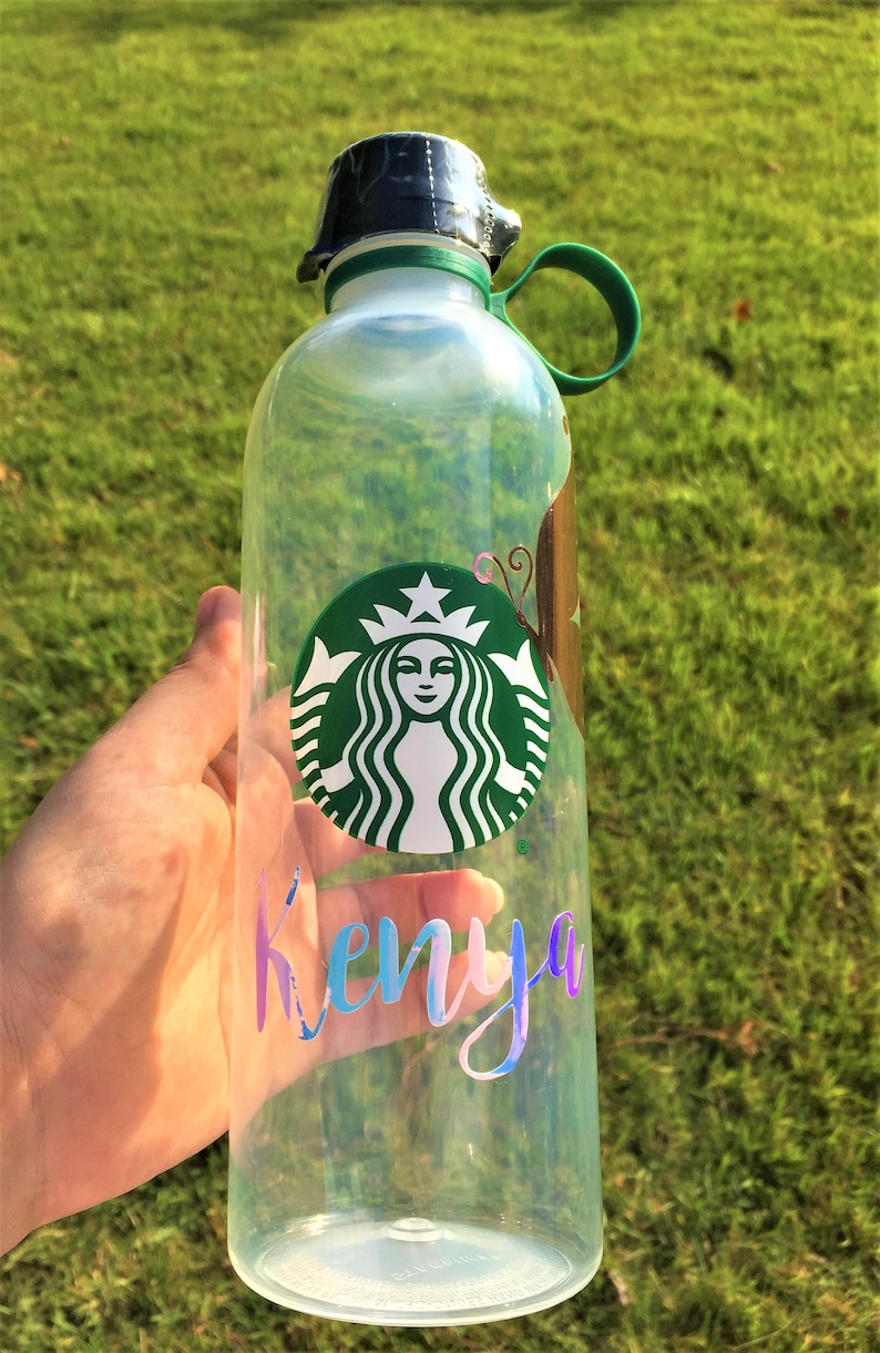 Starbucks Water Bottle Starbucks Water Bottle Personalized Etsy