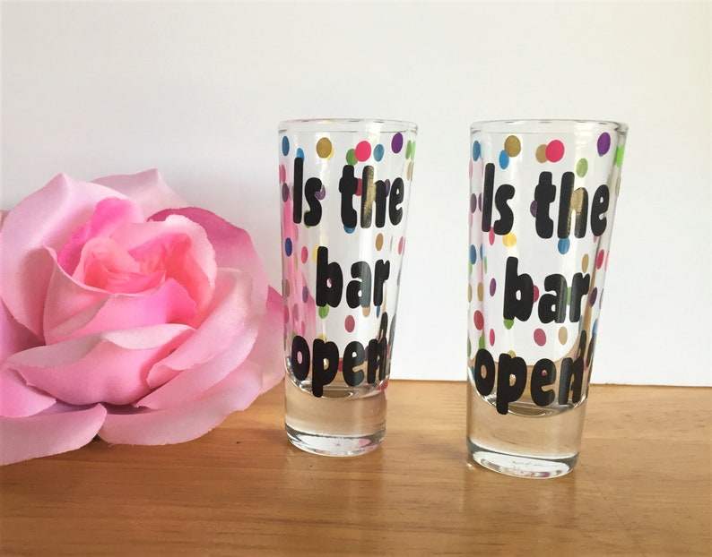 Bridal Party Gift Bachelorette Party Drinkin Gifts Custom Shot Glasses Set of 30 Personalized Shot Glasses Birthday Bridal Party Gift