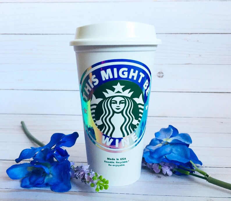 Starbucks Reusable Cup Hot Drink Tumbler Coffee Birthday Etsy