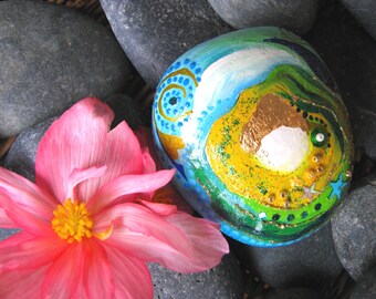 Magic Stone, Lucky Stone, Painted Stone