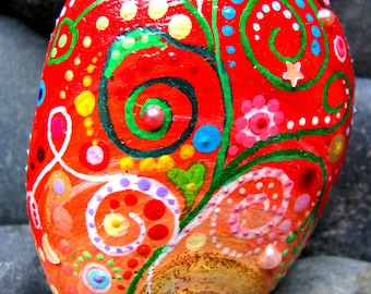 Magic Stone, Lucky Stone, Painted Stone