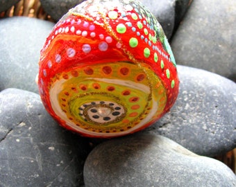 Magic Stone, Lucky Stone, Painted Stone