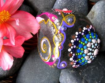 Magic Stone, Lucky Stone, Painted Stone