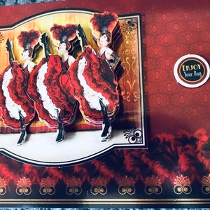 Art Deco 3d Decoupage Card