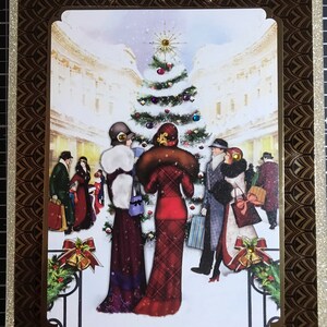 Biglietto di Natale Art Déco