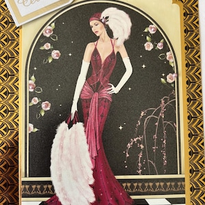 Art Deco Birthday Card