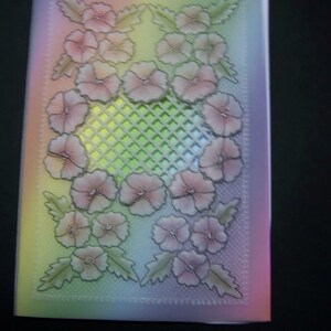 Cartão de aniversário com flores bonitas