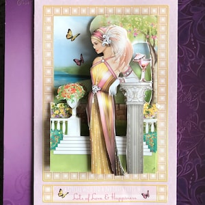 3D Art Deco Card