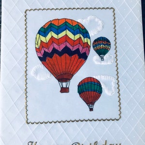 Heißluftballon Karte