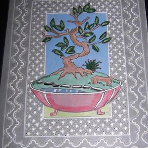 Bonsai boom kaart