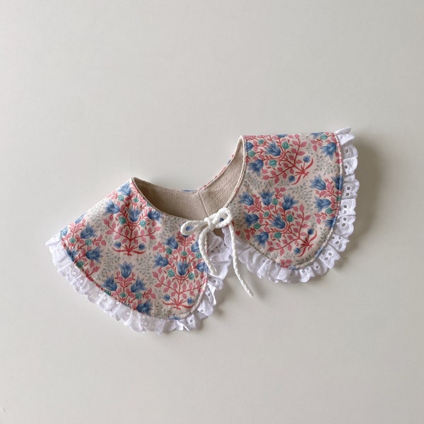 TAILLE FEMMES Vintage – Col détachable réversible / Faux col Claudine /  / Col pour bébés / Col maman-enfant/ Taille NB à 10 ans