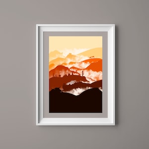 On a Planet Far Away - A5 Digital Print